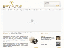 Tablet Screenshot of cleopatrastones.com